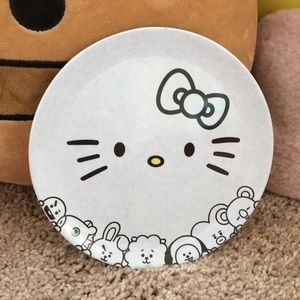 BT21 BTS Hello Kitty Sanrio Melamine Plate